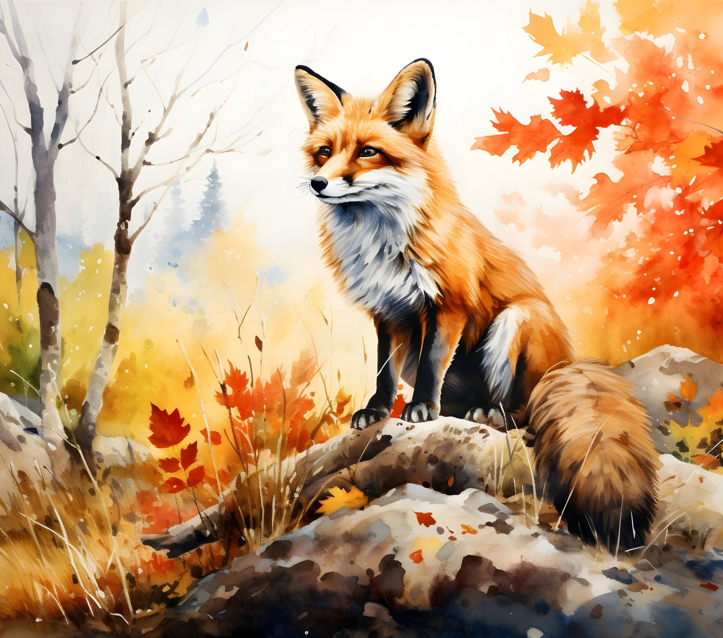 Fall Animals Sublimation Tumblers