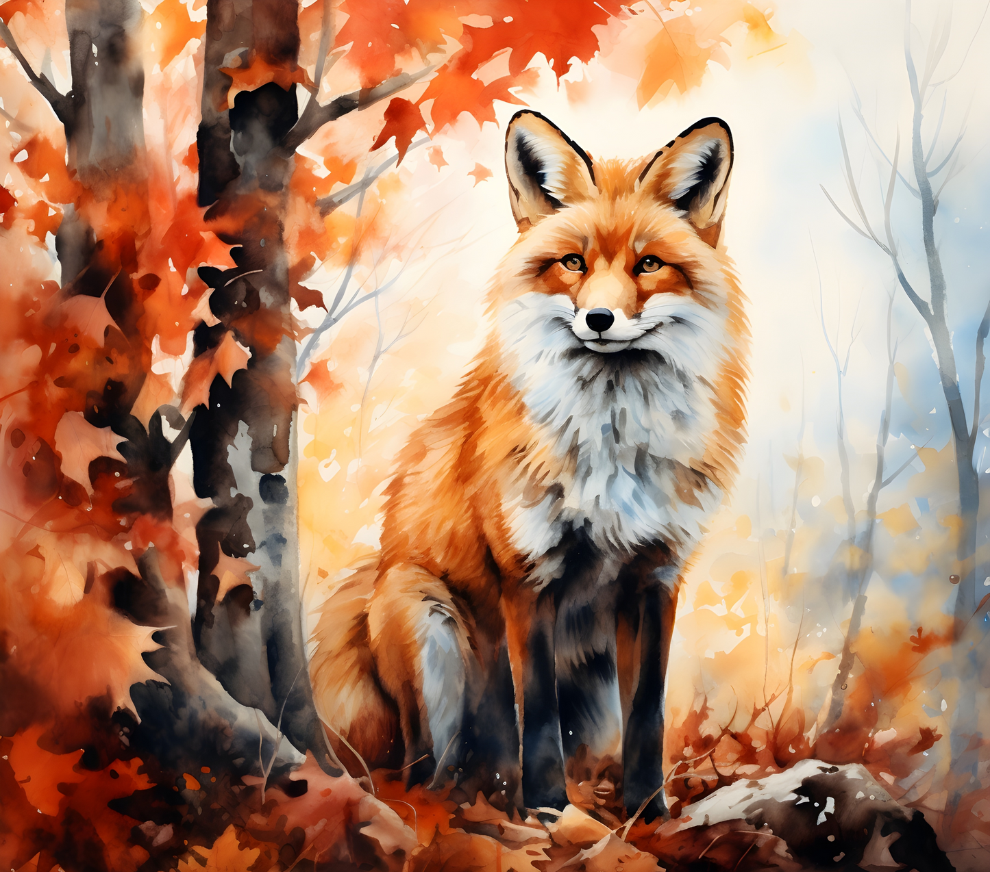 Fall Animals Sublimation Tumblers
