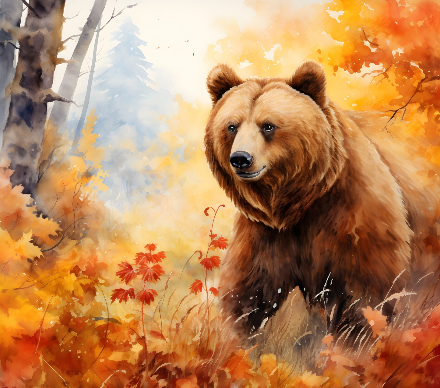 Fall Animals Sublimation Tumblers
