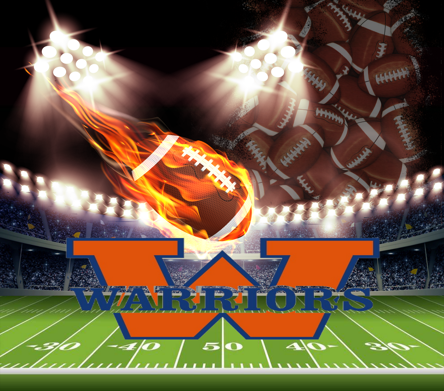 Wells Warrior's Football and Cheer