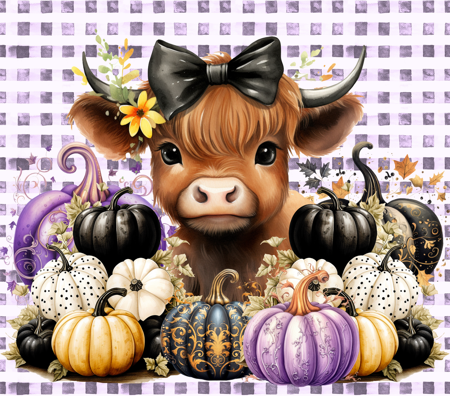 Cow Tumblers/ Halloween/ Christmas