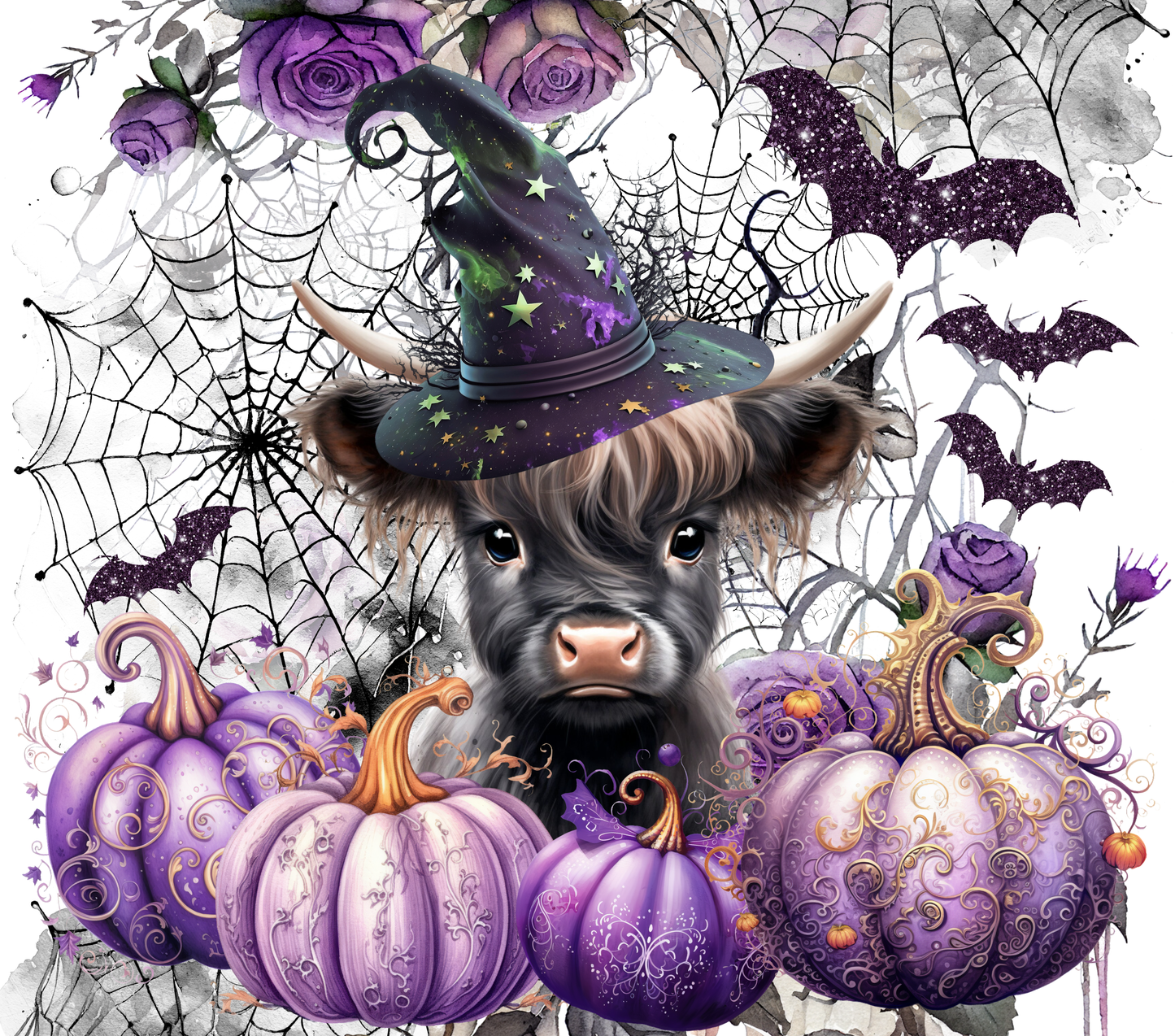 Cow Tumblers/ Halloween/ Christmas